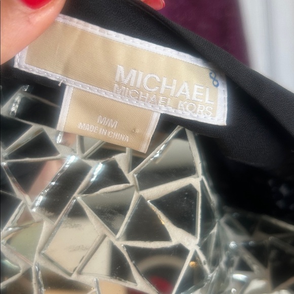 MICHAEL Michael Kors Black Sequin Top M - Picture 2 of 8